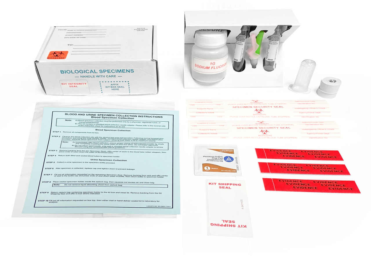 Drug Facilitated Sexual Assault (DFSA) Tox Collection Kit - 10/Case