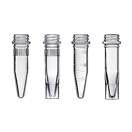 2.0mL Screw Tube, Skirted Base, Ribbed, Clear | Arrowhead Forensics