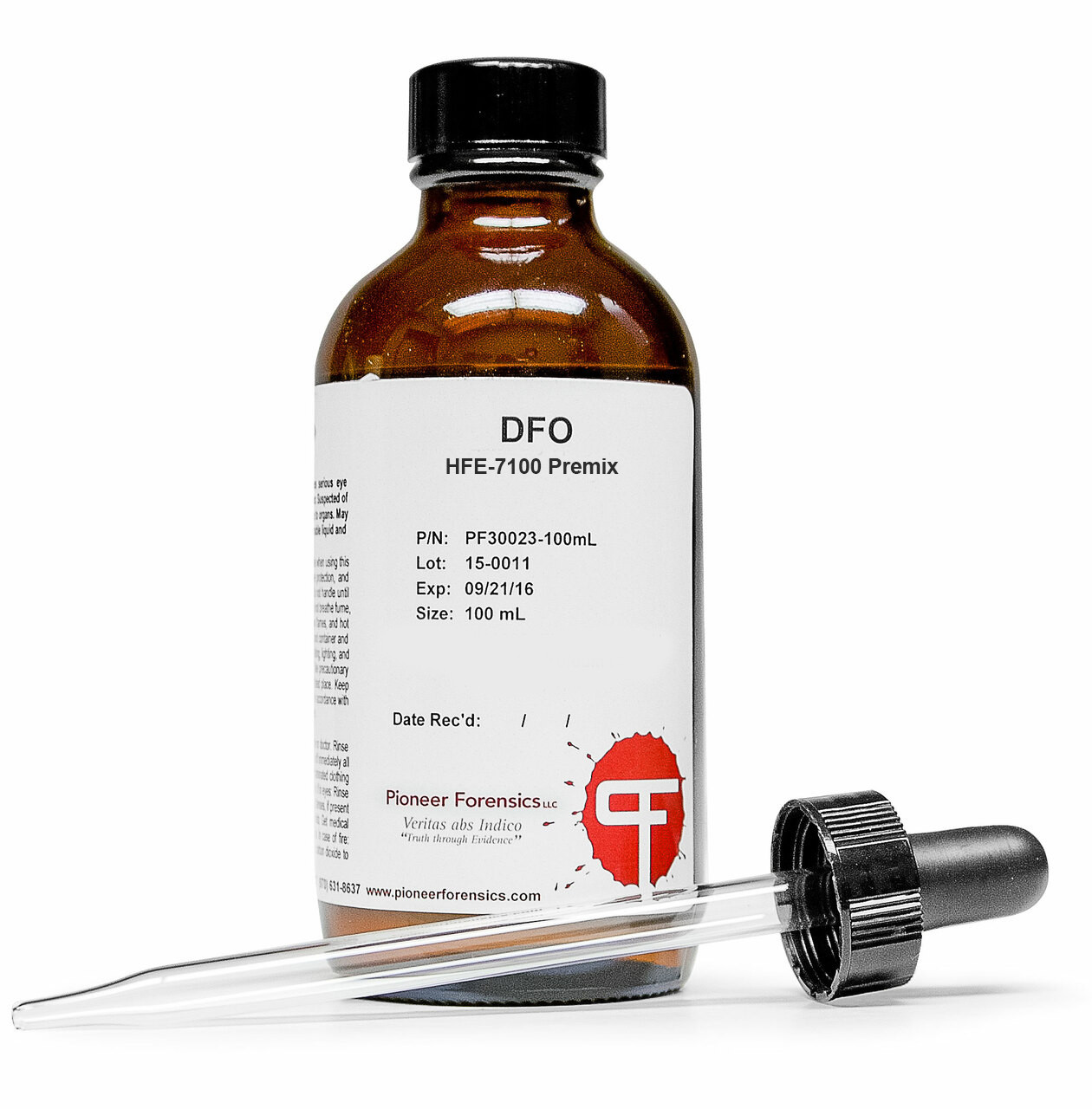 Latent Print Development - DFO 1.8 Diazafluoren 9 One - HFE7100