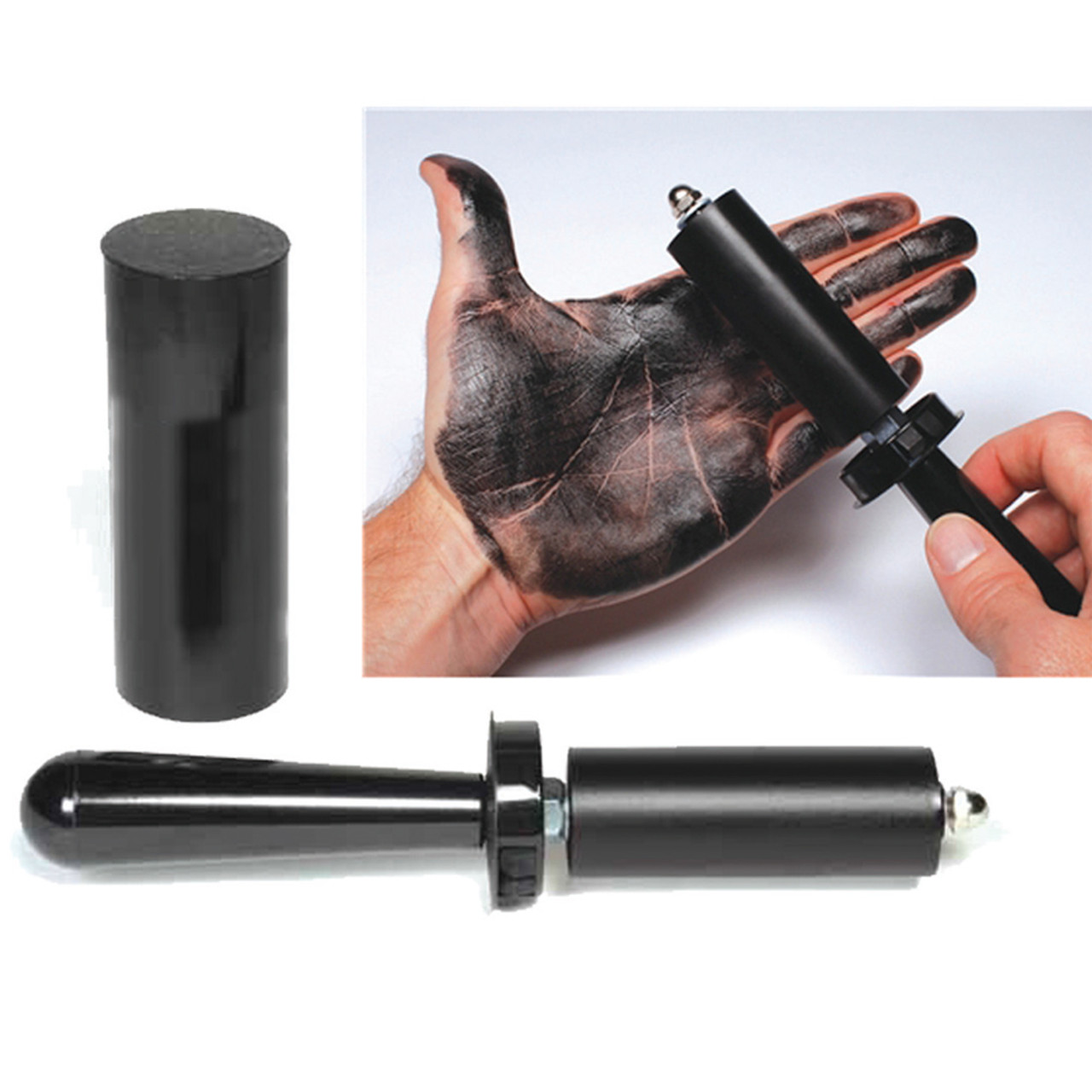 Inking Rollers Plastic Handle with Steel Frame