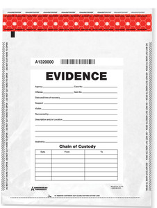 12" x 16" SureSeal™ Tamper Indicating Evidence Bag