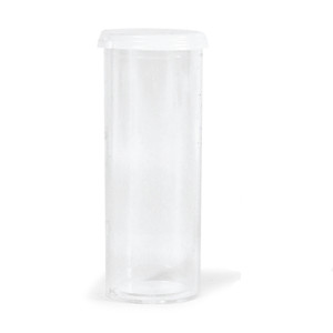 Clear Polystyrene Plastic Vials with Cap