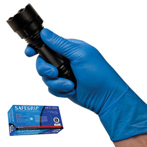 SafeGrip Powder-Free High Risk Latex Glove - Medium - 50/Box SafeGrip Powder-Free High Risk Latex Glove - Medium - 50/Box