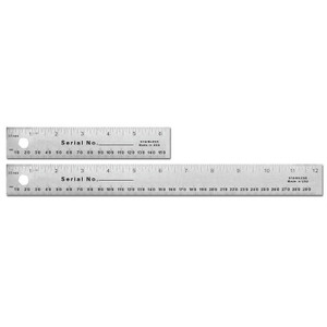 50 mm / 2 Dual Scale Radiopaque Ruler - NIST Certified