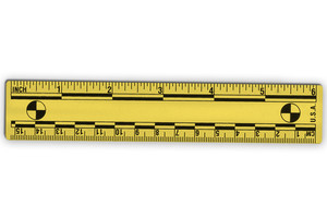 Plastic  Photo Documentation Scales - Yellow - 6”/15cm - 10/pk Plastic  Photo Documentation Scales - Yellow - 6”/15cm - 10/pk