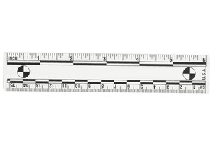 Vinyl Photo Documentation Scales - Clear - 6”/15cm  - 10/pk Vinyl Photo Documentation Scales - Clear - 6”/15cm  - 10/pk