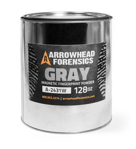 128 oz Gray Magnetic Latent Fingerprint Powder
