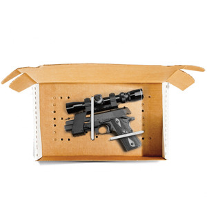 Evidence Tie Down Large Weapons Storage Box - open box