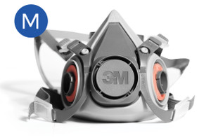 3M 6000 Series Half Face Respirator - Medium - Mask Only 3M 6000 Series Half Face Respirator - Medium - Mask Only