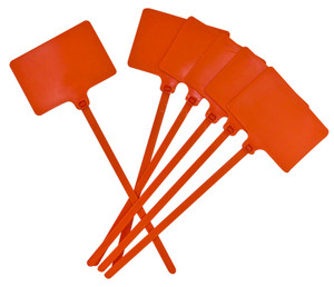 6" Orange Property and Evidence Marking Ties 6" Orange Property and Evidence Marking Ties