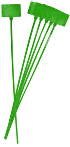 18" Green Property and Evidence Marking Ties
