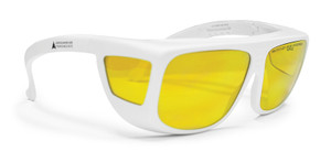 Nylon White Frame Fit-Over Goggles Yellow Goggles 190-480 nm