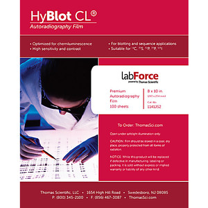 HyBlot CL® Autoradiography Film, 5 x 7" HyBlot CL® Autoradiography Film, 5 x 7"