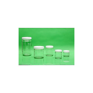 Clear Straight Sided Jars
