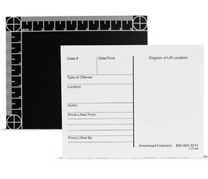 Black Backing Cards With Scale 4" x 5" Black Backing Cards With Scale 4" x 5"