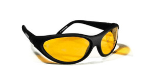 Nylon Wraparound Style Yellow Glasses 190-480 nm