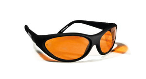 Nylon Wraparound Style Orange Glasses 190-545 nm