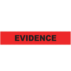 SealGuard™ Solid Red "Evidence"  Labels - horizontal SealGuard™ Solid Red "Evidence"  Labels - horizontal