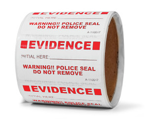 SureSeal™ Police Seals on roll 1.5" x 3"