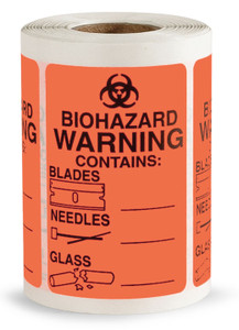 Sureseal™ Biohazard Label - 3” x 2” - 250/roll Sureseal™ Biohazard Label - 3” x 2” - 250/roll
