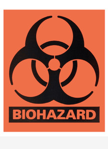 Sureseal™ Biohazard Label 4” x 5”