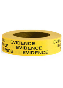 Seal-It™ Heavy Gauge Flat Masking Tape - "Evidence" Black on Yellow - 1” x 108’ Seal-It™ Heavy Gauge Flat Masking Tape - "Evidence" Black on Yellow - 1” x 108’