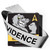SuperSeal™ Evidence Tape Solid Back Liner - Black "Evidence" Imprint on White - 2" x 100' 