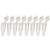 0.2mL Split-Strip 8-Strip Tubes w/Individually Attached Dome Cap, Clear