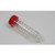 Centrifuge Tube, High Performance, 50mL, Red Screw Cap, Assembled, PP, Printed Graduations, STERILE, 25/Rack, 20 Racks/Unit