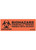 SureSeal™ "Chemically Treated Handle with Gloves" Labels on a Roll - 1" x 3" - 250/roll 