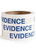 Poly Moisture Resistant Boxer™ Tape - "Evidence” Blue on White - 3” x 180’ Poly Moisture Resistant Boxer™ Tape - "Evidence” Blue on White - 3” x 180’