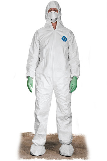 Tyvek Full Suit with Hood and Boots