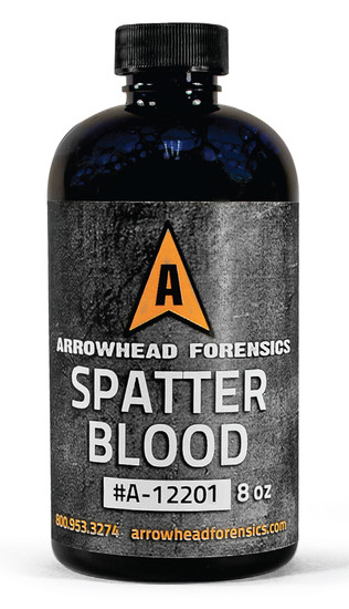 8 oz Spatter Blood Bottle