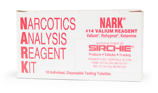 NARK Valium, Rohoypnol, Ketamine Reagent - 10/box