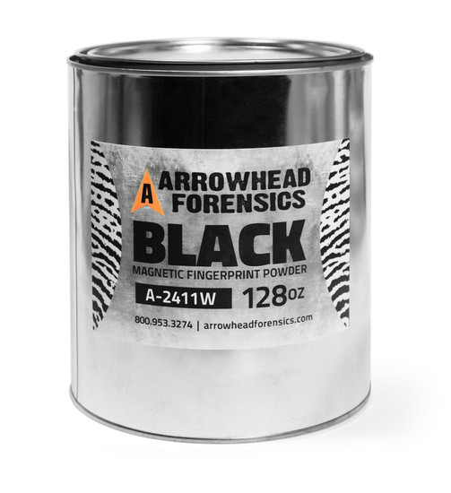 128 oz. Black Magnetic Latent Fingerprint Powder Container