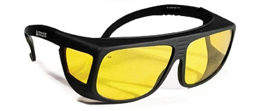 Protective Goggles Yellow Laser with Wraparound Frame