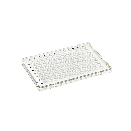 96-Well PCR Plates, Semi-Skirted, Raised Rim, FAST, Low-Profile, Clear, 0.1 mL