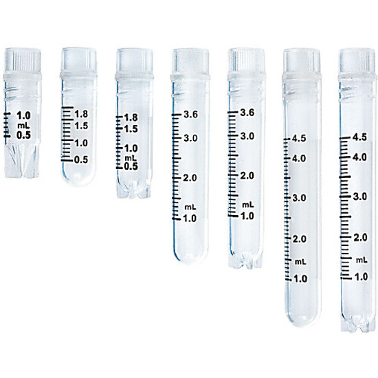 1.0mL CryoFrost Vials, Int Thread, Self-Standing, Sterile