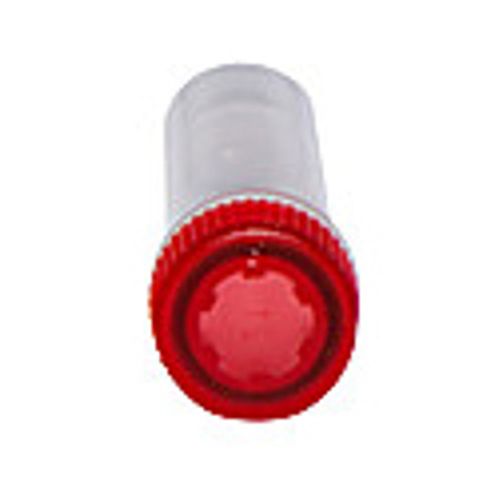 Red Translucent Screw Caps for Microtubes