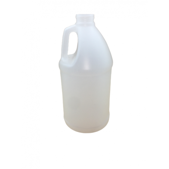 64oz (1/2 gallon) Natural HDPE Bleach Style Jug, Assembled with 38-400 F-217 Lined Cap