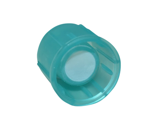 Strainer Cap for FlowTubes™ (cap only), with 35µm strainer mesh, dual position for 12x75mm tubes, sterile, 20 bags of 25 caps