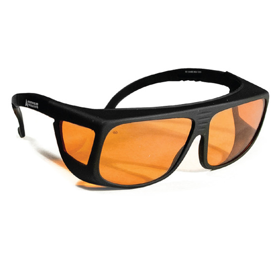 Nylon Frame Fit-Over Goggles - Orange Goggles 190-545 nm