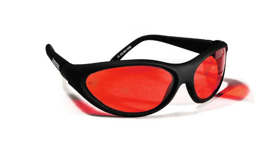 Nylon Wraparound Style - Red Glasses 190-583 nm