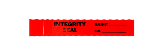 SealGuard™ Red “Integrity Seal” Mini Labels