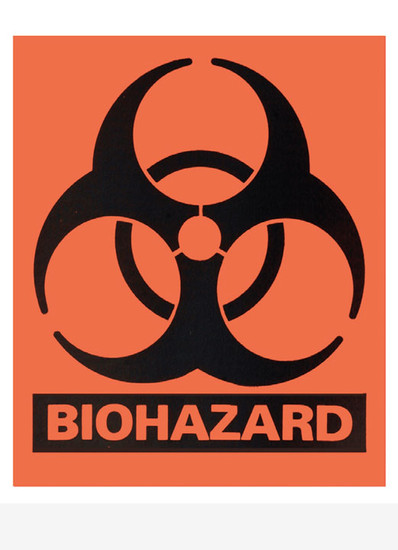 Sureseal™ Biohazard Label 4” x 5”