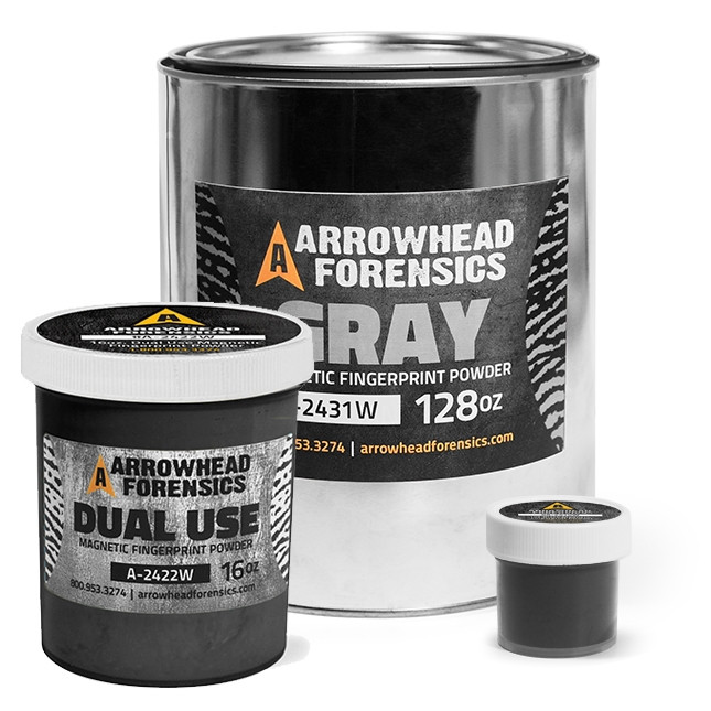 Latent Print Development Fingerprint Powder Black Gray