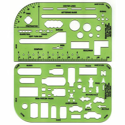 Master Crime Scene Sketch Kit, Crime Scene Sketching, Forensic Supplies