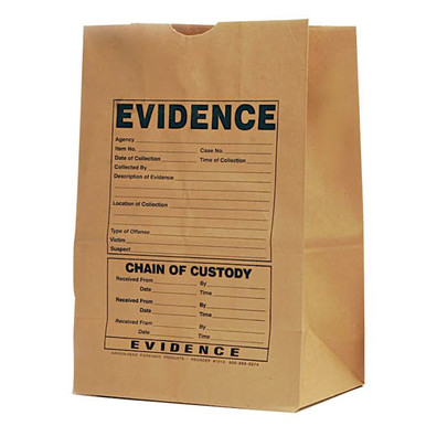 Plain Paper Evidence Bags 12