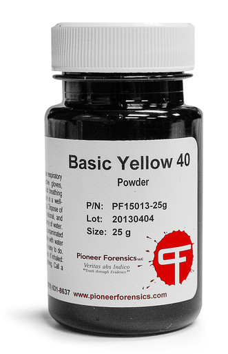 Basic Yellow 40 25gm | Arrowhead Forensics