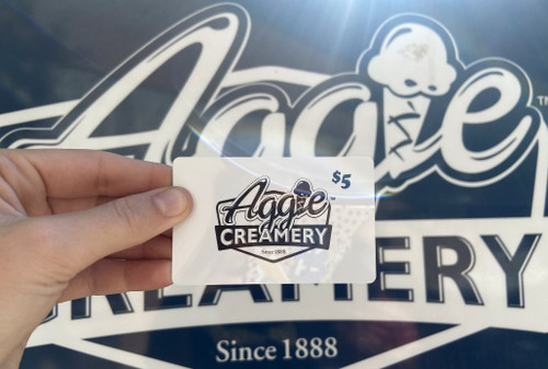 $5 Aggie Ice Cream Gift Card
